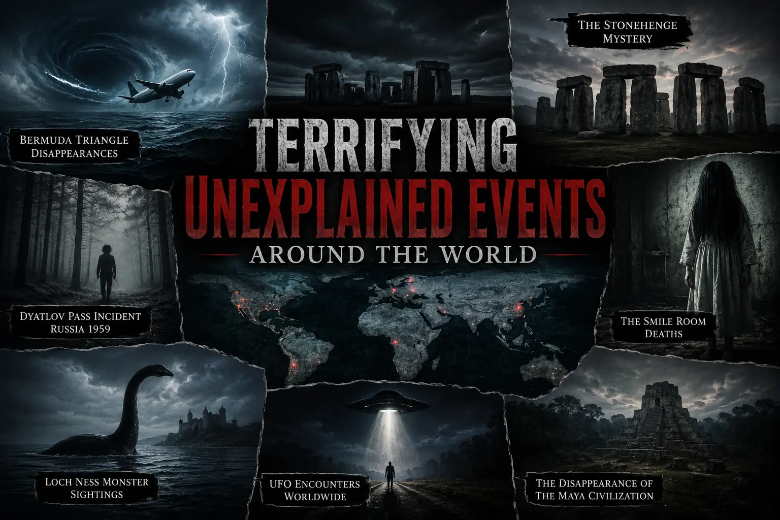 10 Terrifying Unexplained Events Around the World
