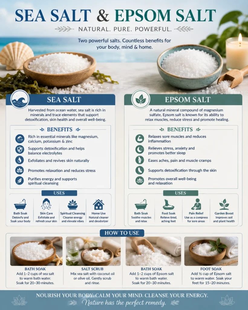 Sea Salt & Epsom Salt Cleansing