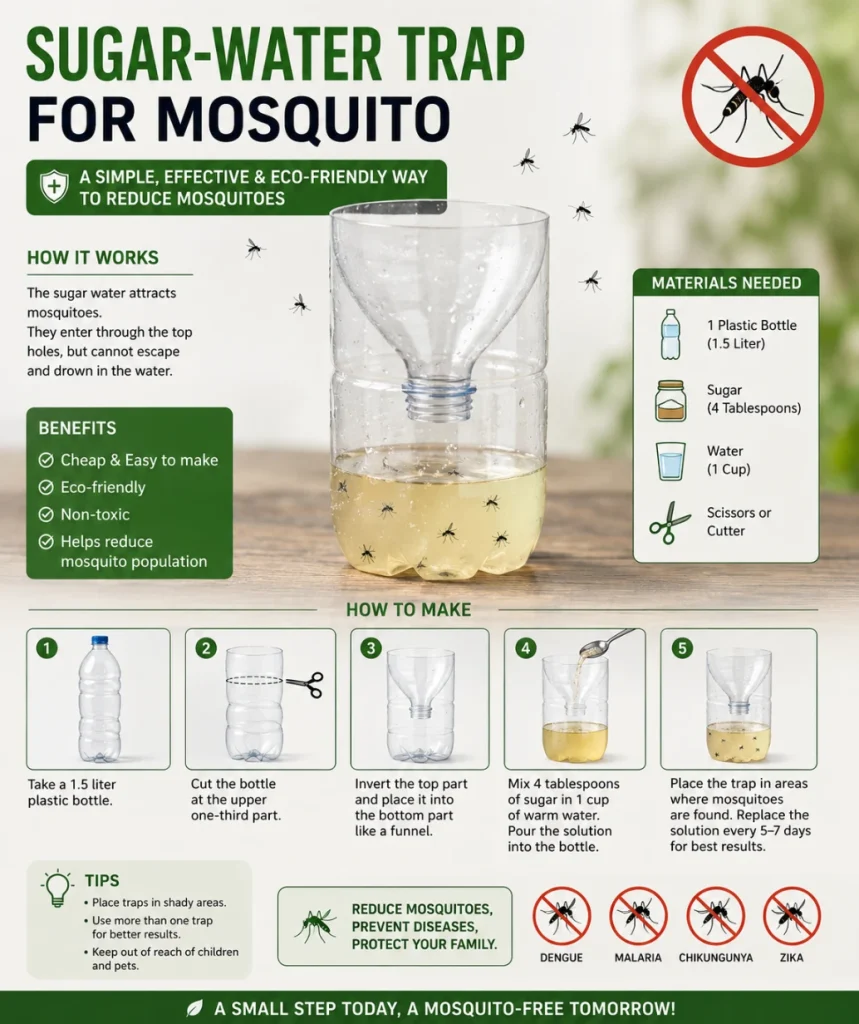Sugar-Water Trap for mosquito
