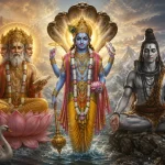 The Trimurti: Brahma, Vishnu, and Shiva
