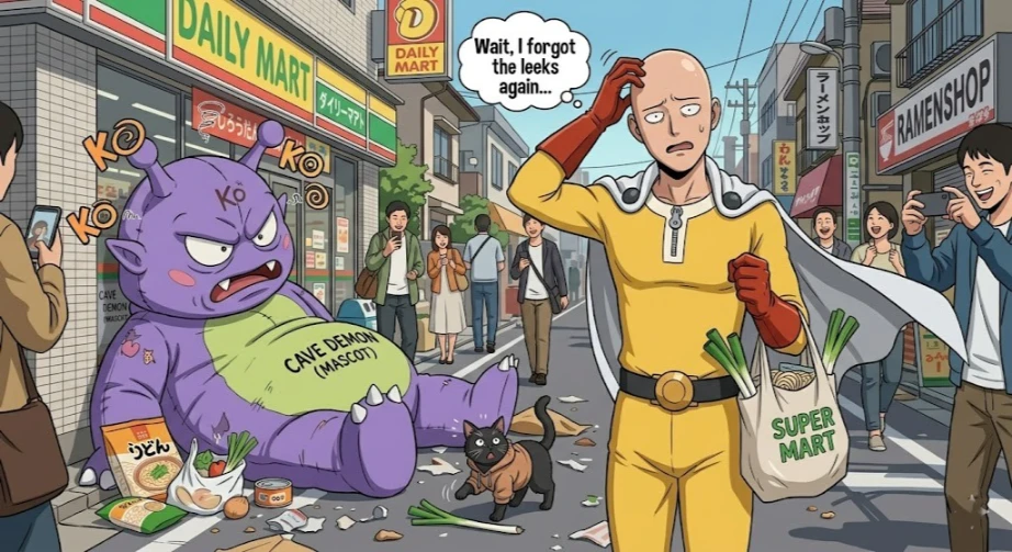 one punch man - comedy action anime list