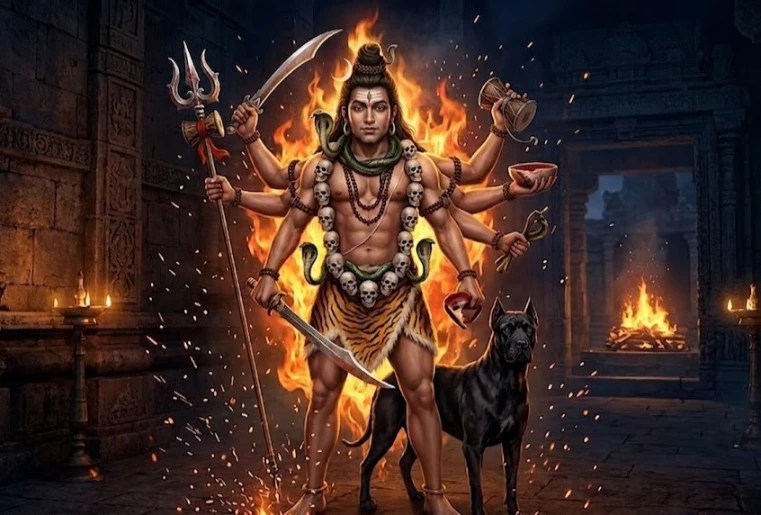 Iconography of bhairav baba