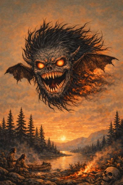 Kanontsistonties, the Flying Head