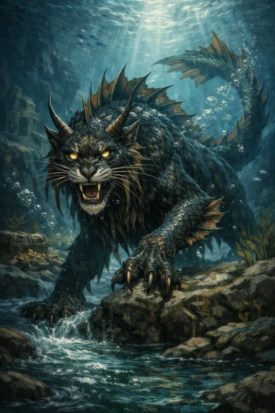 Mishipeshu, the Underwater Panther (also known as the Great Lynx)