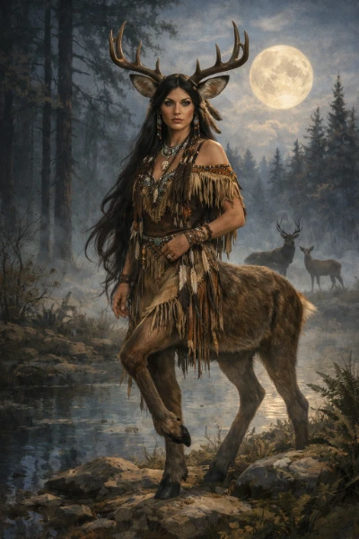 The Deer Woman from native american folklore